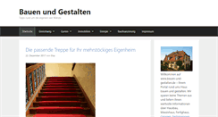 Desktop Screenshot of bauen-und-gestalten.de